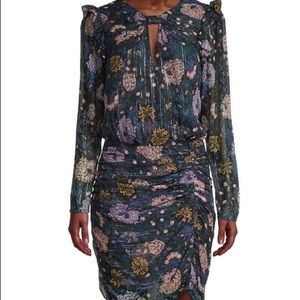 Veronica Beard
Peppa Floral Silk Blouson Dress